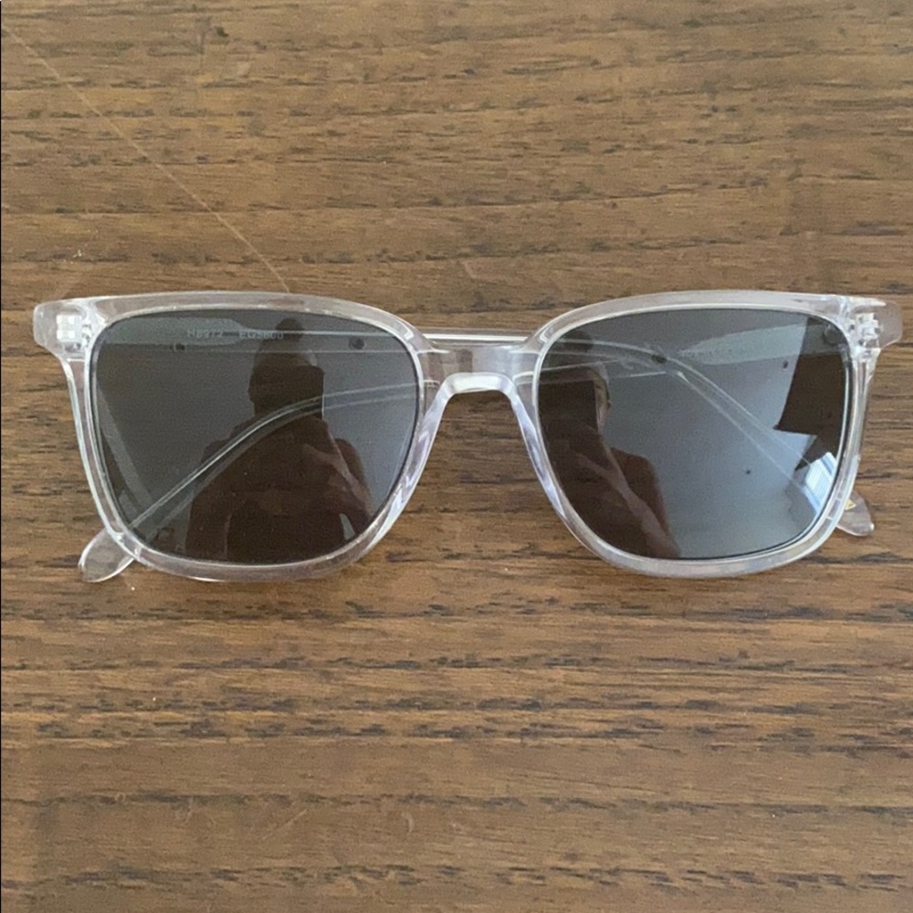JCrew clear acetate square sunglasses! Acrylic!